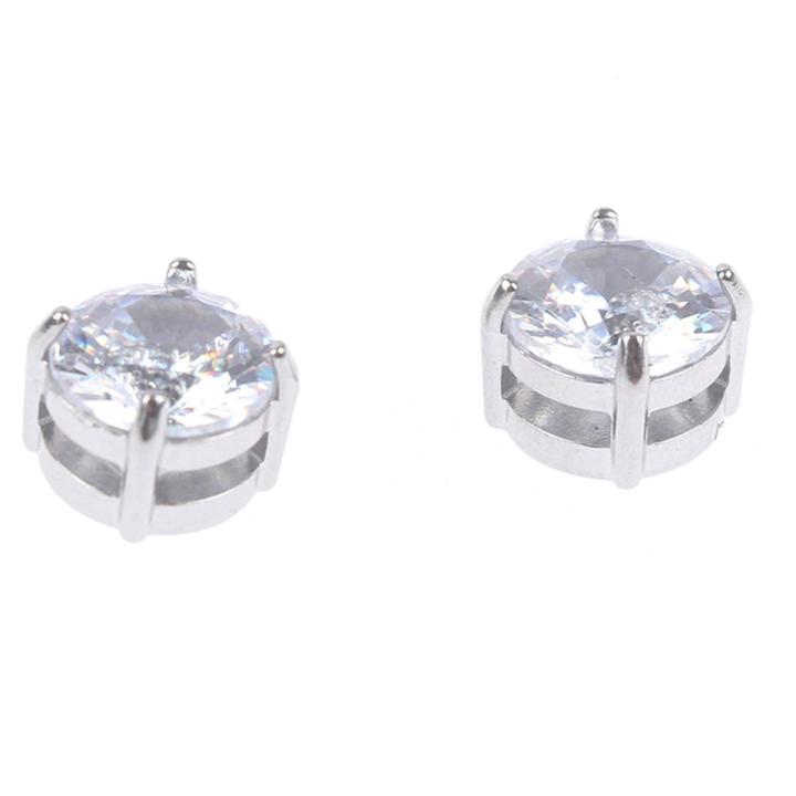 Stainless Steel Magnetic Stud Earrings for Womens Mens Non-Piercing Clip On