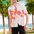 Green Home Summer Shirt Buttons Banana Print Short Sleeves Summer Tops. 