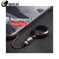 New Luxury Roewood Pendant Phone trap Keychain Anti-loe Anti-drop trap Ring Grip. 