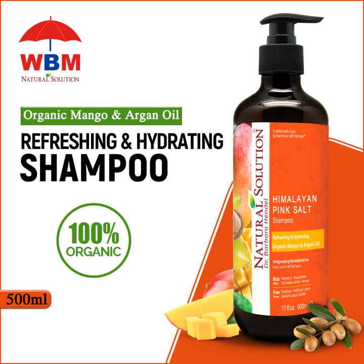 Natural Solution Hair Growth Shampoo SLS & Paraben Free -500ml | Mango & Argan Oil Shampoo