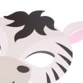 12pcs Mask Birthday Party Supplies Paper Animal Masks Cartoon Kids Party. 