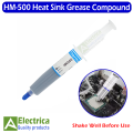 HY510 50g injection type Grey Silicone Compound Thermal Paste Conductive Grease Heatsink for CPU GPU Chipset Termopasta Cooling with scraper by Electrica. 