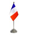 Table Flag with Stand for Office & Home Decor | Executive Desk & Conference Room Decoration | High-Quality Flag for Schools, Offices & Events. 