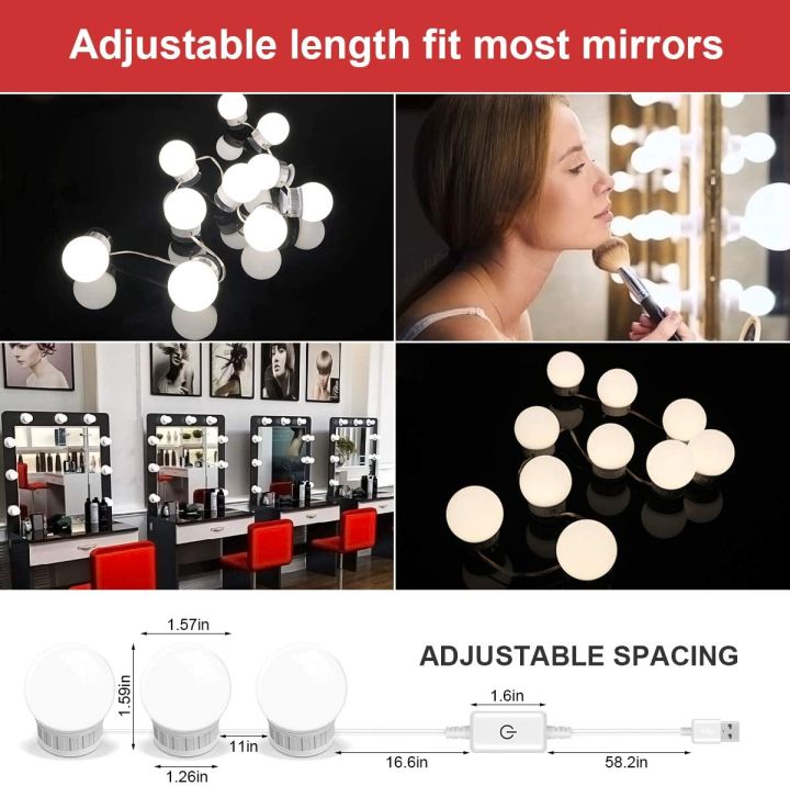 LED%20Vanity%20Lights,%20Hollywood%20Style%20LED%20Vanity%20Mirror%20Lights%20Makeup%20Light%20Kit%20with%2010%20Dimmable%20Light%20Bulbs%20&%20Adjustable%20Length%20USB%20Power%20Supply%20Plug%20in%20Lighting%20Fixture%20Strip%20for%20Makeup%20Dressing%20Table%20-%20Image%204