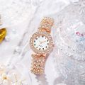 watch for girls, and Popular Fashion Roman Embossed Diamond Women Watch Jewelry Luxury Gift Accessories Box Set Fashion Ladies Watch Gift Set, for girls, women. 