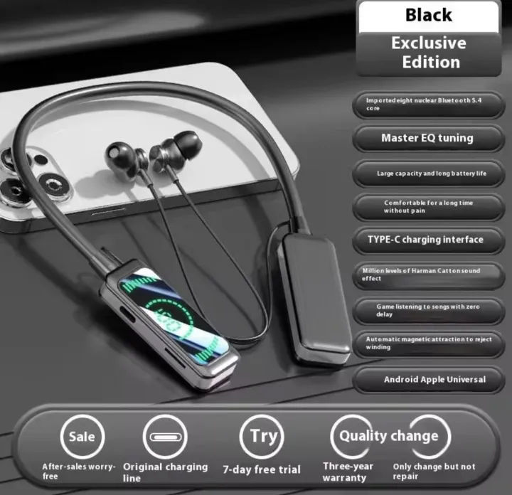 Wireless%20Bluetooth%20Neckband%20ubon%20-%20XD-N52%20Built-in%20Mic,%202%20Earbuds%20Included,%2060H%20Play%20Time,%20400Hdby%20Time,%2050%20Stand%20500mAh%20Battery,%201.5%20Hours%20Charging%20Time,%20Bluetooth%20v5.1%20-%20Hot%20Deal!%20-%20Image%206