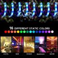 LED Strip Lights, 6M/19.7ft 180LED RGB USB Color Changing Led Light Strip with 24-Keys Remote Control,16 Multi Color&4 Lighting Modes,IP67 Waterproof Strip Lights for. 