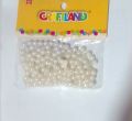 White Pearls Craft Beads 8Mm Loose Pearls With Holes For Bracelet. 