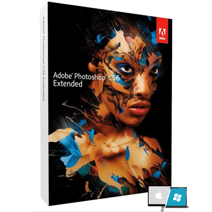 Adobe Photoshop CS6 Extended (Perpetual License) – Mac | Windows