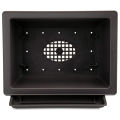 6-Piece Bonsai Pots-Classic Deep Wet Tray with Built-in Mesh-for Plants, Flowers, Herbs, Plastic Square Pots. 