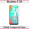 Realme C25 Tempered Glass Screen Protector Premium High Quality Polish Glass For Realme C25. 