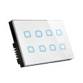 Intelligent Living with WiFi-Enabled Tempered Glass Smart Switches. 