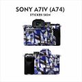 sony a7iv a74 sticker skin for body protection and decore (skin lgany ki tarteeb parsel k sath hogi). 