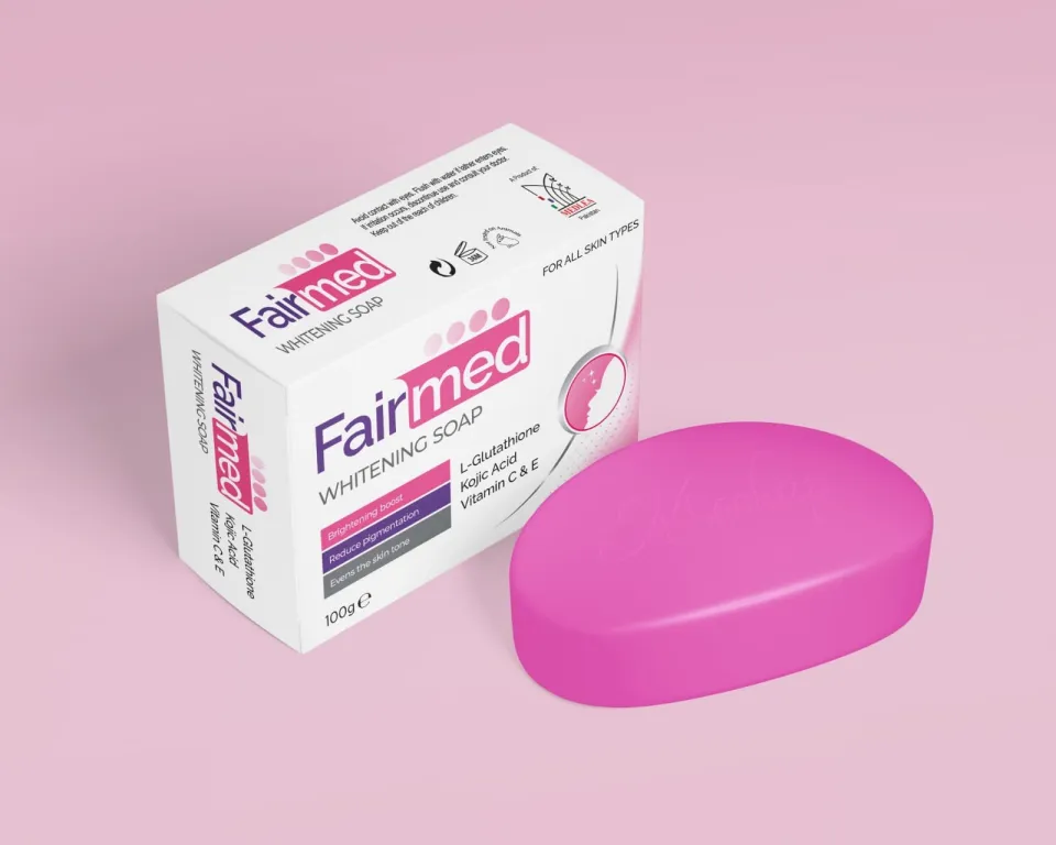 Fairmed Whitening Soap 100gm | L-Glutathione & Kojic Acid Vitamins C & E |  Daraz.pk