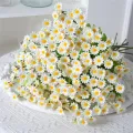 Chamomile Artificial flowers Little Small Silk flowers Colorful Daisy bouquet for Home garden DIY party Wedding Photo props Flower arrangement. 