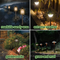 12 Pack Metal Replacement Stakes for Solar Lights Outdoor, 0.78 X 5.35 Inch Solar Pathway Lights Spike Replacer Easy to Use. 