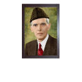 Quaid e Azam Photo Frame Pakistan Wall Hanging Frame Photo Frame Glossy Finish - 8 * 12 inches. 