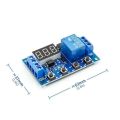 ADVANCED™ Timer Module Trigger Cycle Timer Circuit Timing Switch Turn On/Off Relay Board Module 6‑30V Micro USB 5V JZ‑801 with LED Display For Egg / EGGS Incubator. 