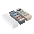 【BestGO】5 Grids Wardrobe Storage Box Basket Sock Storage Box Underwear Organizer Bra Underwear Storage Box Plastic Container Organizer. 