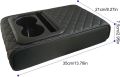 Universal Leather All Colors Car Arm Rest Cushion With Cup Holder. 