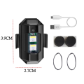 Motorcycle Lights Drone Strobe Light | USB LED Anti-Collision Bike Aircraft Night Flying Mini Flashing Warning Signal Light. 
