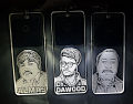 Glowing Transparent Customized Keychains - Print Your Own Image Text on Glowing Keychain. 