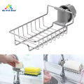 M.sale Faucet Sink Rack Rag Drain Storage Rack Household Kitchen Toilet Bathroom Organizer Punch Free Sink Storage Rack Stainless Steel Drain Rack Sponge Soap Cloth Storage Holder Shelf. 