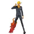 Pirate King GK Fantasy Sandwich Black and White Double Head Sculpture Super Anime Handmade Scenery Statue Box Model Decoration. 