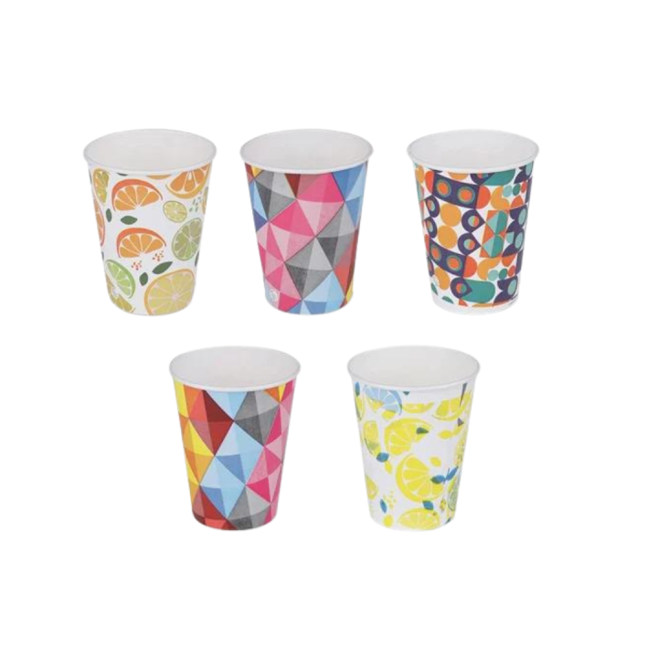 50pcs Multipurpose Disposable Paper Glass Or Cups 180ml 6oz | Daraz.pk