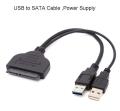 SATA to USB Cable - USB 2.0 to 2.5” 3.5" SATA III Hard Drive Adapter. 