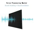 6 Pcs Acoustic Panels Foam Board Studio Sound-Absorbing Firewall Wedge Tiles Helps Reduce Echo and Unnecessary Noise. 