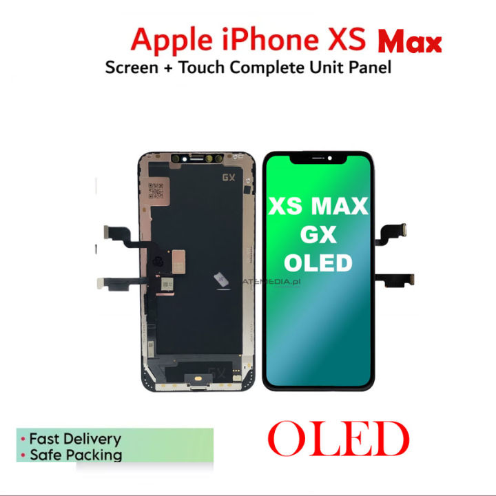 iPhone Xs Max GX OLED Premium Quality LCD Display + Touch Screen Digitizer Display Assembly Replacment