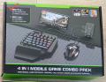 Gaming Set MIX Pro /Mix Lite 4 IN 1 Mobile Game Combo Pack /Gaming Converter/Wired Gaming Keypad Ergonomic One-headed PUBG /  games with wire or with Bluetooth connection. 