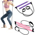 Portable Gym Pilates Studio For Workout With Resistance Band Adjustable Exercise Stick. 
