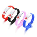 Vnox Just throw me in the trash Medical Alert ID Bracelets for Men Women Stainless Steel Tag Adjustable Silicone Rudder Band. 