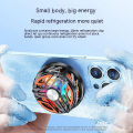 GT31 Magnetic + Back Clip (2 in 1) Phone Cooler Mobile Phone Cooling Fan Semiconductor Phone Radiator Fan - Heat Sink Game Cooler System Mobile Cooling Fan Gaming Case Cold Wind Handle Cool Semiconductor Fan For PUBG Phone Cooler , FREEFIRE. 
