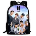 Bts Army Backpack With Laptop Partition Digital Printed Bag. 