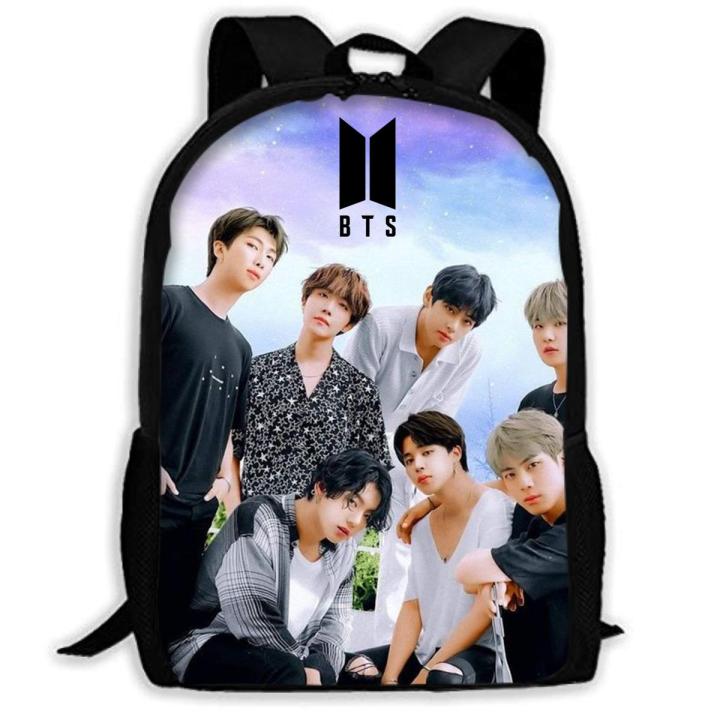 Bts Army Backpack With Laptop Partition Digital Printed Bag Daraz.pk