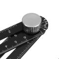 good helper 6-Fold Universal Angularizer Measuring Ruler Multi Angle Template Drill Hole Locator. 