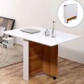 Toheed wood space saving folding dining table. 