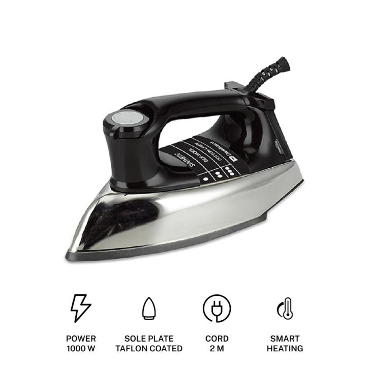 Dawlance Dry Iron DWDI 1020 Black with Smart Ironing Feature
