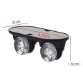 12Pcs Adhesive Pulley Storage Box Casters Trash Can Furniture Caster Wheel Home Silent No Scratches Box Wheels Black. 