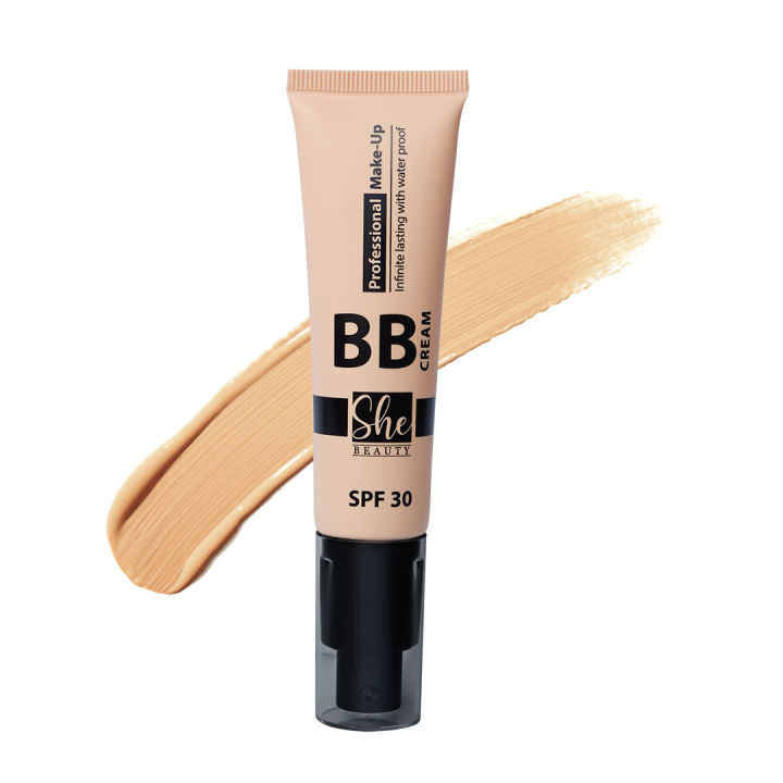 Foundation BB Cream with Sun Protection & Pore Minimizer by She Beauty