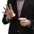 Magic Rubber Thumb Tip with Silk Vanish Appearing Finger Trick Props Toys. 