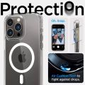 YOUKSH MagSafe Case For IPHONE 14 Pro Max,  Clear Case With Charging Compatible, Shock Proof With Built-In Air Bag.. 