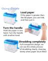Hand Crank Heavy Duty Paper Shredder. 