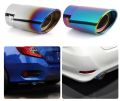Silencer Pipe Exhaust Silencer Muffler Tip (203 Multi Color) Honda City, Toyota Yaris, Suzuki Swift, Suzuki Alto, Corolla. 