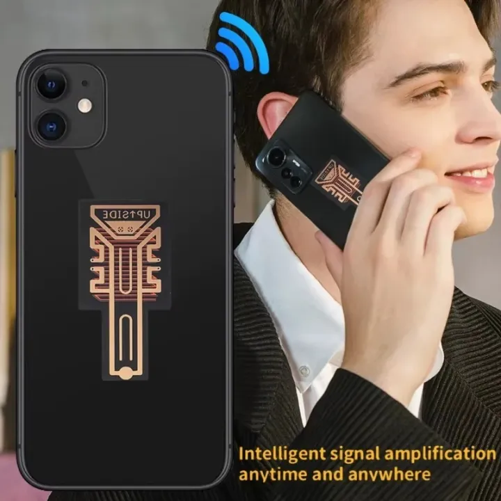 Signal Booster Chip Sticker for Mobile Phones, Stick-On Antenna Patch ...