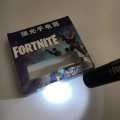 Anime flashlight personality tide flashlight bite mark mini glare flashlight portable flashlight. 