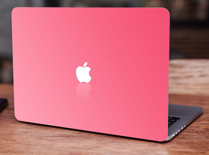 Apple%20Logo%20Simple%20Pink%20laptop%20skin%20vinyl%20hacker%20sticker%20decal,%2012%2013%2013.3%2014%2015%2015.4%20%2015.6%20inch%20laptop%20skin%20sticker%20cover%20art%20decal%20protecter%20skin%20sticker%20-%20Image%202